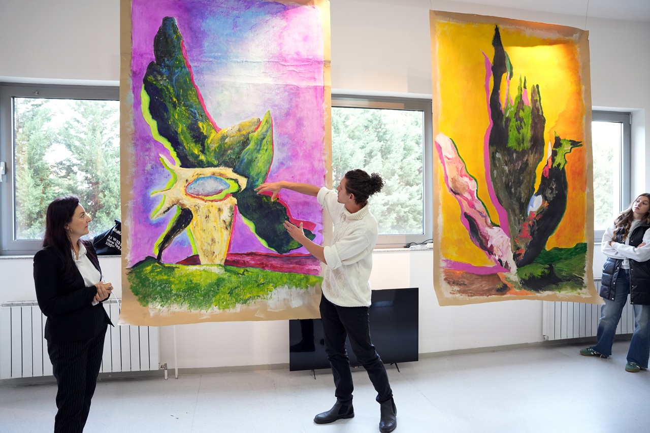 From Treskavica to the Canvas: IUS Alumnus Nino Lojpur Exhibits at His Alma Mater From Treskavica to the Canvas: IUS Alumnus Nino Lojpur Exhibits at His Alma Mater