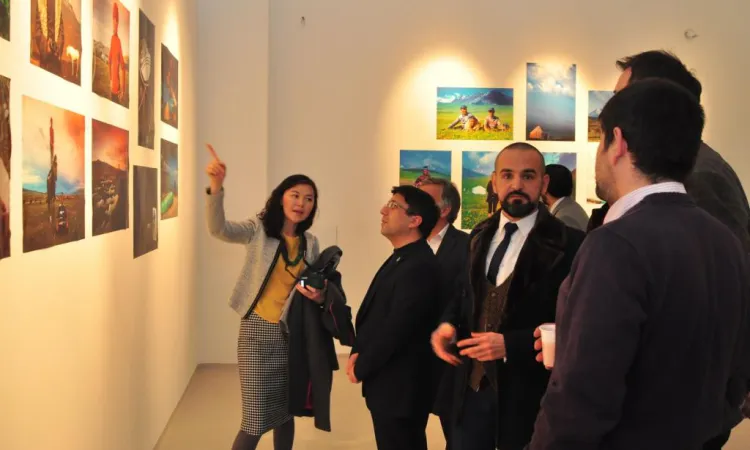 The exhibition Nomad Kyrgiz People on Tien Shan Mountains at IUS