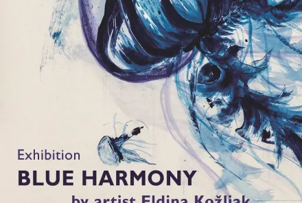 Art Exhibition: Blue Harmony by Eldina Kožljak